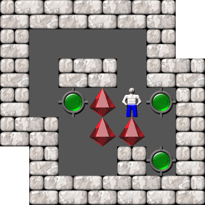 Sokoban Mass Remodel level 1823